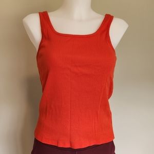 Madewell Rib knit square neck tank